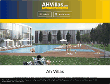 Tablet Screenshot of ahvillas.com